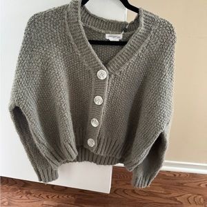 Lovers and friends revolve cardigan sea moss xs NWT
